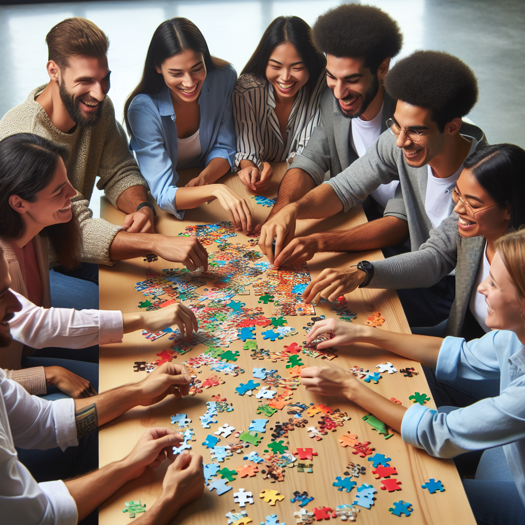 Kullanıcılar bulmaca etkinliğinde